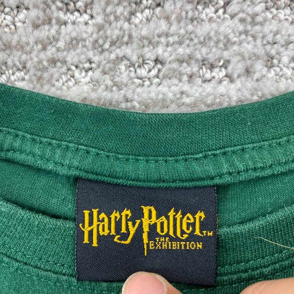 Harry Potter Slytherin Shirt Adult M Green Exhibition Official Merchandise 2012 - Picture 4 of 9